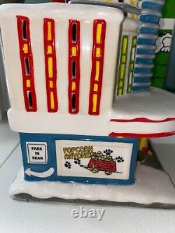 Dept 56 Peanuts Pinecrest Cinema Lighted Village Building