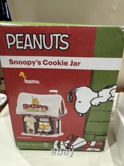 Dept. 56 Peanuts Village Snoopy's Cookie Jar Lighted House 2016