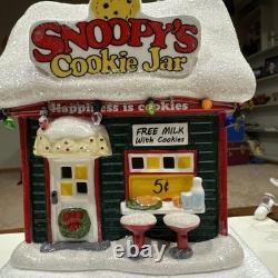 Dept. 56 Peanuts Village Snoopy's Cookie Jar Lighted House 2016