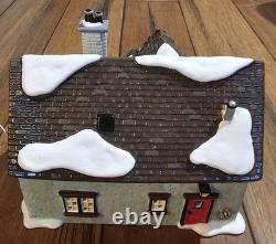 Dept 56 Peppermint House Snow Village Christmas Lane Set Lighted Works 2004