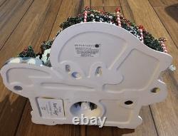 Dept 56 Peppermint House Snow Village Christmas Lane Set Lighted Works 2004