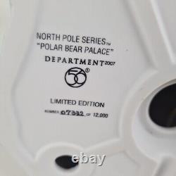 Dept 56 Polar Bear Palace 799918 Collectors Edition Limited North Pole Series