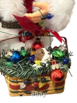 Dept 56 Possible Dreams LONGABERGER Santa's Little Helper 2009 RARE With Box