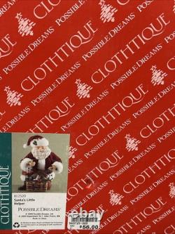 Dept 56 Possible Dreams LONGABERGER Santa's Little Helper 2009 RARE With Box