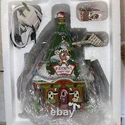 Dept 56 RUDOLPH The RED NOSE REINDEER MISFIT HEADQUARTERS with Original Box