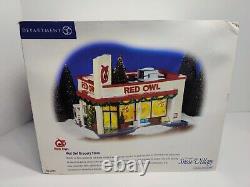 Dept 56 Red Owl Grocery Store Light Up Store Snow Village #55303