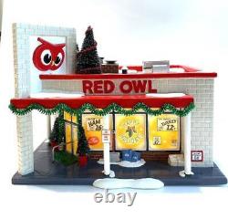 Dept 56 Red Owl Grocery Store Lighted Building Snow Village 55303
