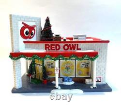 Dept 56 Red Owl Grocery Store Lighted Building Snow Village 55303