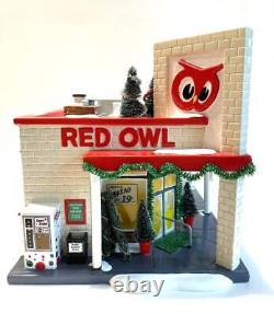 Dept 56 Red Owl Grocery Store Lighted Building Snow Village 55303