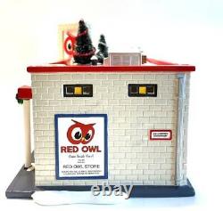 Dept 56 Red Owl Grocery Store Lighted Building Snow Village 55303