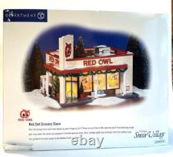 Dept 56 Red Owl Grocery Store Lighted Building Snow Village 55303