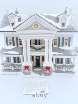 Dept 56 Retired Snow Village Christmas In The Mansion