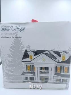 Dept 56 Retired Snow Village Christmas In The Mansion
