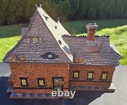 Dept 56 Rickety Railroad Station Engine Coal Car Dining Car 10th Anniversary