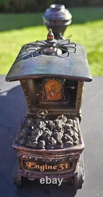 Dept 56 Rickety Railroad Station Engine Coal Car Dining Car 10th Anniversary