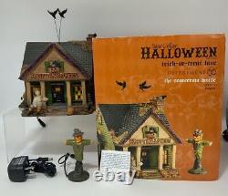 Dept 56 SV Halloween The Scarecrow House Set of 2 #4044881 Trick Or Treat Lane