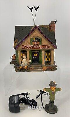 Dept 56 SV Halloween The Scarecrow House Set of 2 #4044881 Trick Or Treat Lane