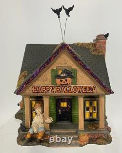 Dept 56 SV Halloween The Scarecrow House Set of 2 #4044881 Trick Or Treat Lane