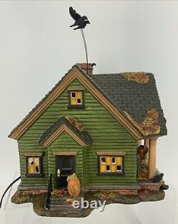 Dept 56 SV Halloween The Scarecrow House Set of 2 #4044881 Trick Or Treat Lane