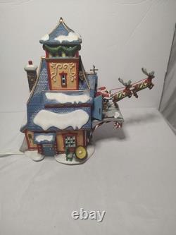 Dept 56 Santa's Sleigh Launch Gift Set North Pole Series READ Replacement