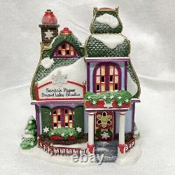 Dept 56 Santas Paper Snowflake Studio North Pole Series Christmas Village #56956