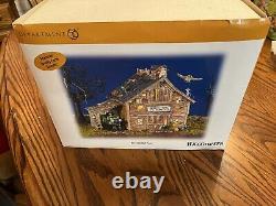 Dept 56 Screech Owl Farm. Halloween Lights & Sound With Box. Works Great
