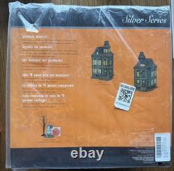 Dept. 56 Silver Series Halloween Hazels Haunted House Box set of 4