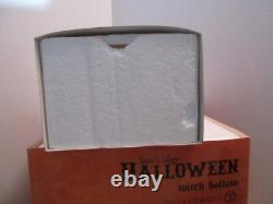 Dept. 56 Snow Village 2013 Halloween Three Witches Cauldron Haunt &Fire Burn