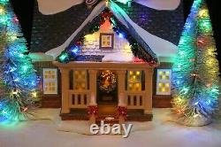 Dept. 56 Snow Village BRITE LITES HOLIDAY HOUSE and MAKING CHRISTMAS BRITE
