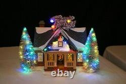 Dept. 56 Snow Village BRITE LITES HOLIDAY HOUSE and MAKING CHRISTMAS BRITE