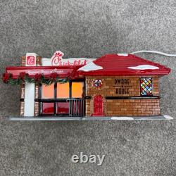 Dept 56 Snow Village Chick-fil-A Dwarf House & Billboard 2011 Retired