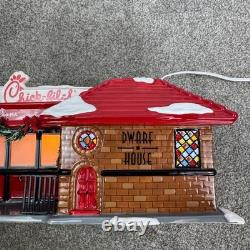 Dept 56 Snow Village Chick-fil-A Dwarf House & Billboard 2011 Retired