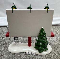 Dept 56 Snow Village Chick-fil-A Dwarf House & Billboard 2011 Retired