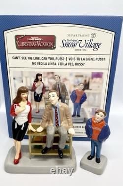 Dept 56 Snow Village Christmas Vacation Can't See The Line 6018434