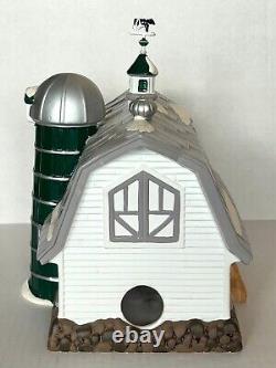Dept 56 Snow Village Dairy Barn Holiday Heifers Decorating Elsie EUC