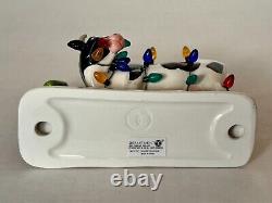 Dept 56 Snow Village Dairy Barn Holiday Heifers Decorating Elsie EUC