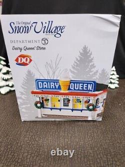 Dept 56 Snow Village -Dairy Queen Store NIB