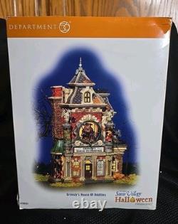Dept 56 Snow Village HalloweenGrimsly's House of Oddities 2007