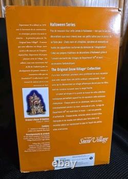 Dept 56 Snow Village HalloweenGrimsly's House of Oddities 2007