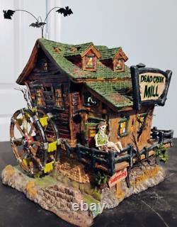 Dept 56 Snow Village Halloween Dead Creek Mill Limited Edition of 13,000