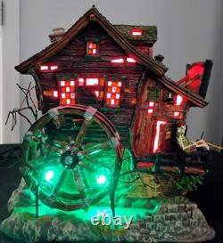 Dept 56 Snow Village Halloween Dead Creek Mill Limited Edition of 13,000