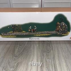 Dept 56 Snow Village Halloween Haunted Coal Car Animated skeleton railroad decor