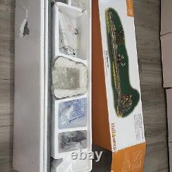Dept 56 Snow Village Halloween Haunted Coal Car Animated skeleton railroad decor