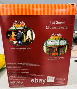 Dept 56 Snow Village Halloween LAGHOSTI MOVIE THEATER 56.55374