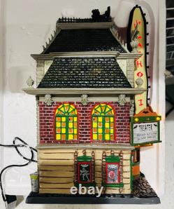 Dept 56 Snow Village Halloween LAGHOSTI MOVIE THEATER 56.55374