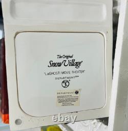 Dept 56 Snow Village Halloween LAGHOSTI MOVIE THEATER 56.55374