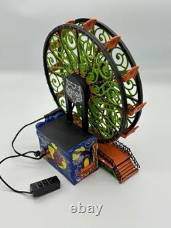 Dept 56 Snow Village Halloween Scaredy Cat Ferris Wheel #56 53208 Animated