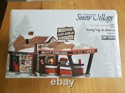 Dept 56 Snow Village Harley Davidson Big Tin Drive-In BNIB