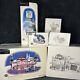Dept 56 Snow Village Harley Davidson Manufacturing 54948 Motorcycle Cop Shop Lot