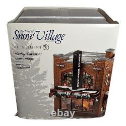 Dept 56 Snow Village Harley-davidson Snow Village Lighted Building 4020216